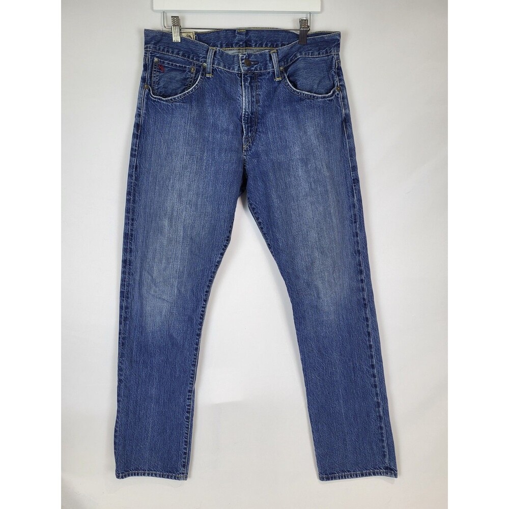 Polo Ralph Lauren Jeans Selvedge Mens 33X32 Hampton Straight (Fit 34x32)